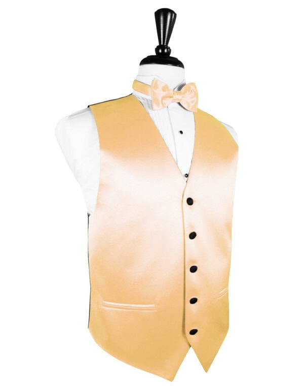 Apricot Vitro Satin Vest