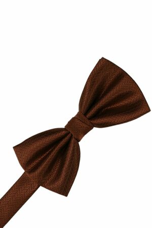 Cinnamon Herringbone Bowtie