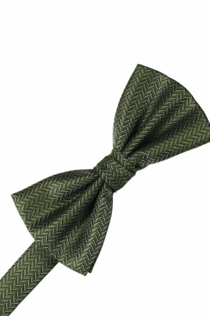 Sage Herringbone Bowtie