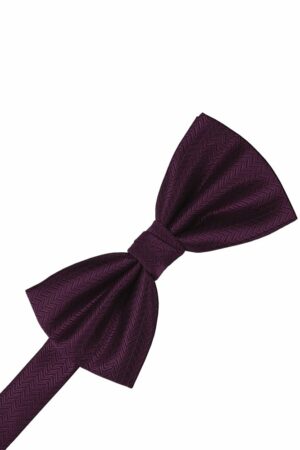 Sangria Herringbone Bowtie