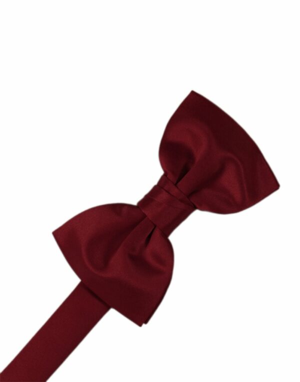 Apple Solid Satin Bowtie