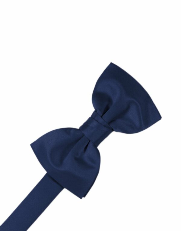 Peacock Solid Satin Bowtie