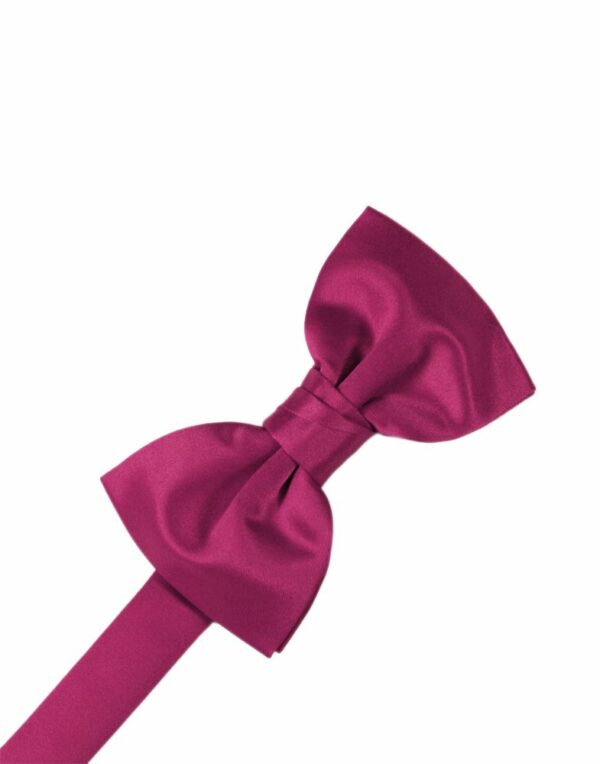 Watermelon Solid Satin Bowtie