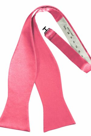 Bubblegum Self-Tie Solid Satin Bowtie