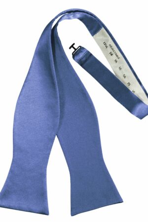 Cornflower Self-Tie Solid Satin Bowtie
