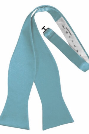Mist Self-Tie Solid Satin Bowtie