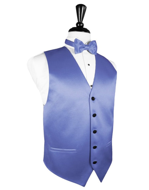 Cornflower Vitro Satin Vest