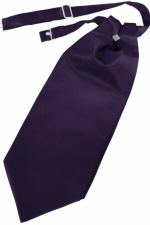 Lapis Solid Satin Cravat