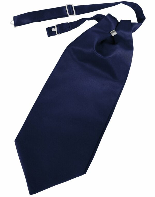Marine Solid Satin Cravat