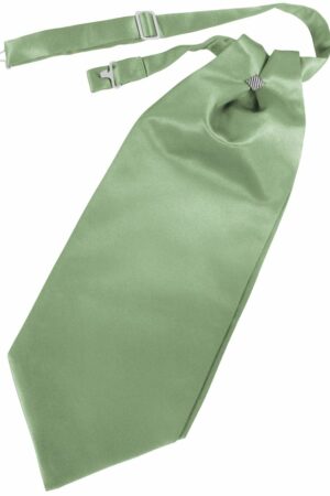 Sage Solid Satin Cravat