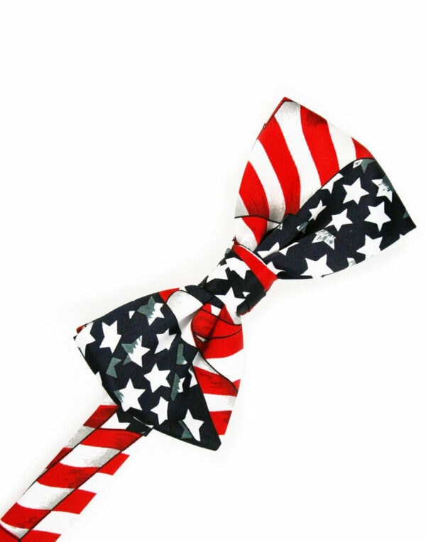 American Flag Bow Tie
