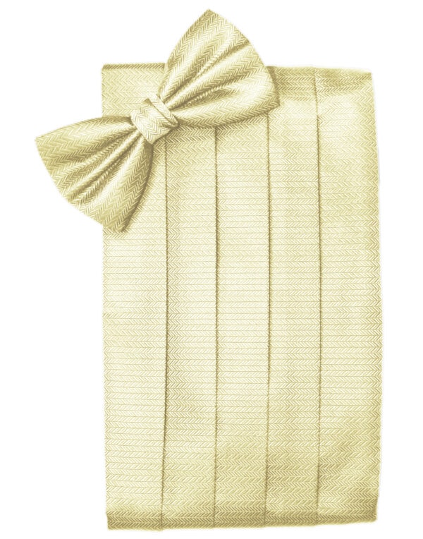 Banana Herringbone Cummerbund