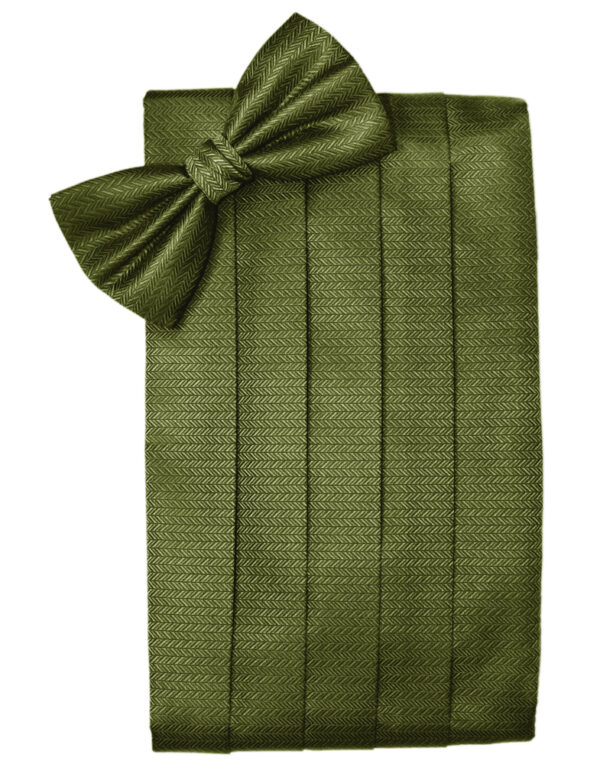 Fern Herringbone Cummerbund