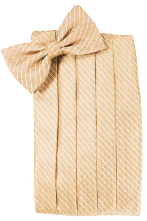 Peach Palermo Cummerbund