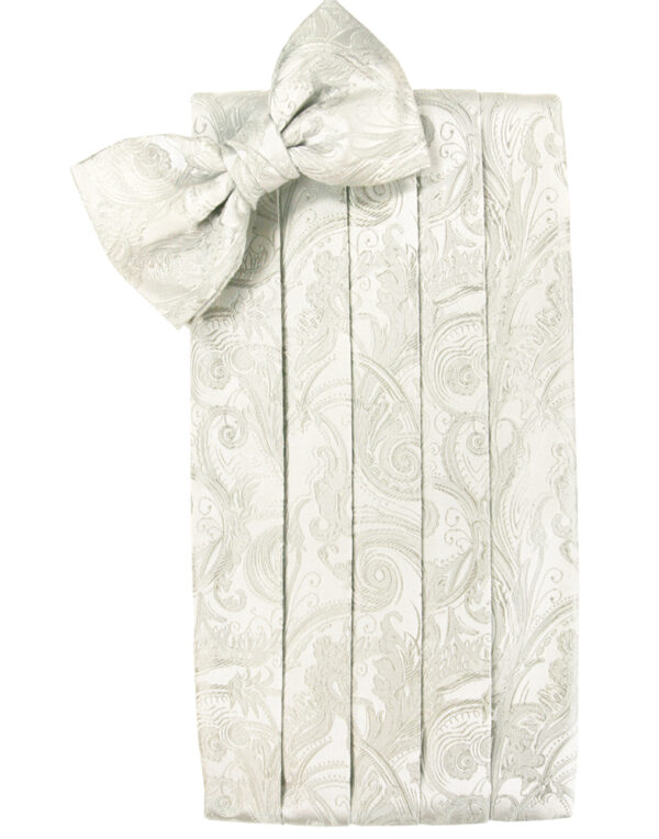Ivory Tapestry Cummerbund
