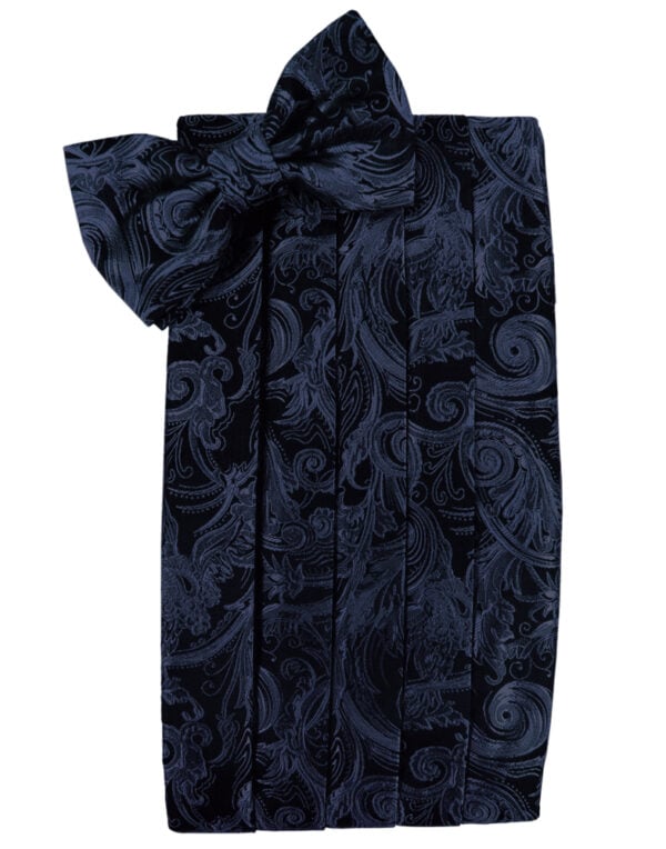 Midnight Blue Tapestry Cummerbund