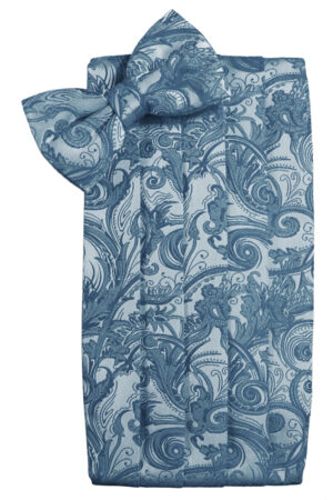 Periwinkle Tapestry Cummerbund