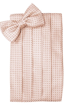 Peach Venetian Cummerbund