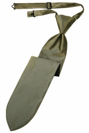 Bamboo Herringbone Long Tie