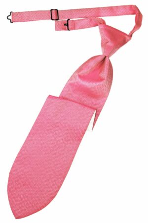 Bubblegum Herringbone Long Tie