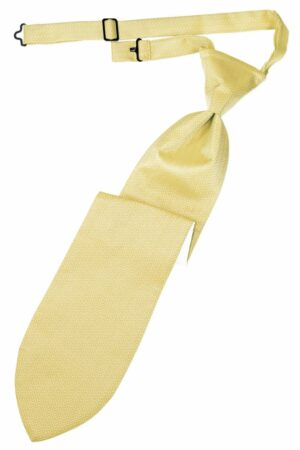 Buttercup Herringbone Long Tie