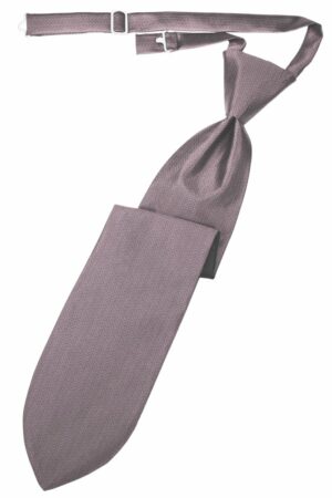 Frosty Pink Herringbone Long Tie