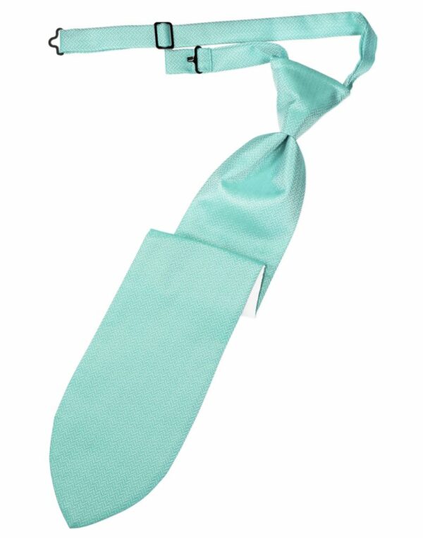 Pool Herringbone Long Tie