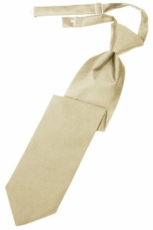 Bamboo Solid Satin Long Tie