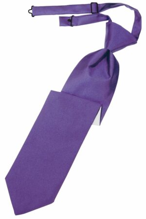 Freesia Solid Satin Long Tie