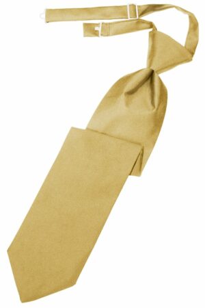 Harvest Maize Solid Satin Long Tie