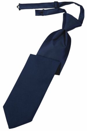 Peacock Solid Satin Long Tie