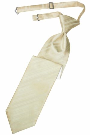 Bamboo Striped Satin Long Tie