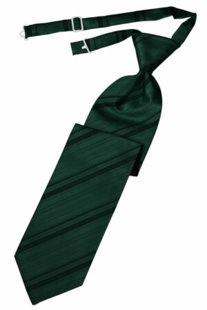Holly Striped Satin Long Tie