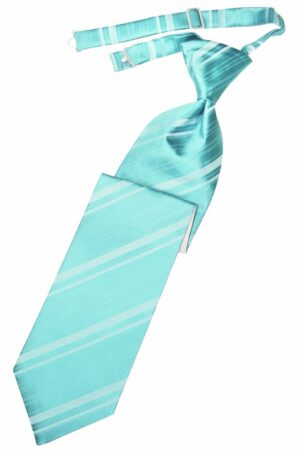 Pool Striped Satin Long Tie
