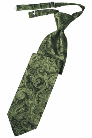 Fern Tapestry Long Tie