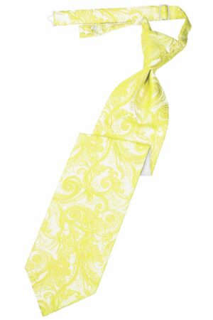 Lemon Tapestry Long Tie