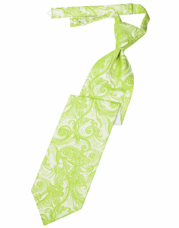Lime Tapestry Long Tie