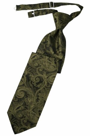 Moss Tapestry Long Tie