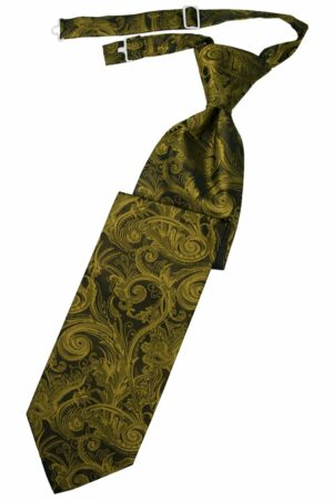 New Gold Tapestry Long Tie