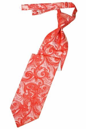 Persimmon Tapestry Long Tie