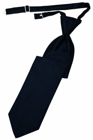 Navy Venetian Long Tie