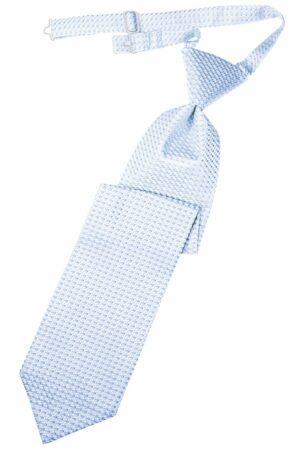 Powder Blue Venetian Long Tie