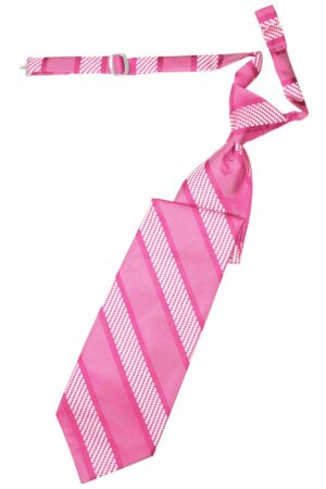 Bubblegum Venetian Stripe Long Tie