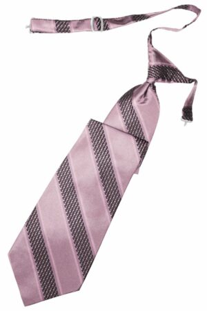 Heather Venetian Stripe Long Tie