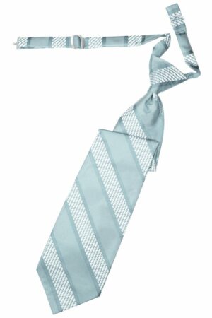 Powder Blue Venetian Stripe Long Tie
