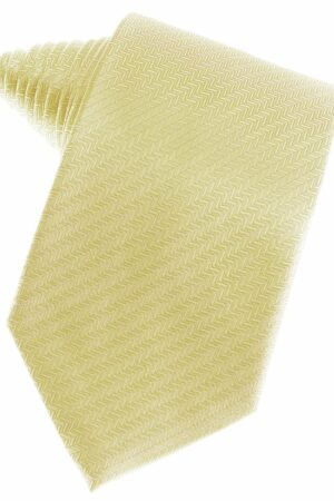Banana Herringbone Suit Tie
