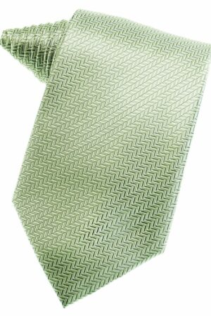 Mint Herringbone Suit Tie