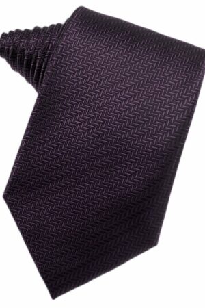 Raisin Herringbone Suit Tie