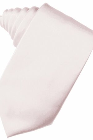 Blush Solid Satin Suit Tie