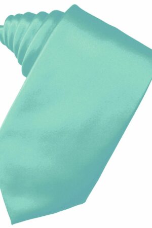 Mermaid Solid Satin Suit Tie
